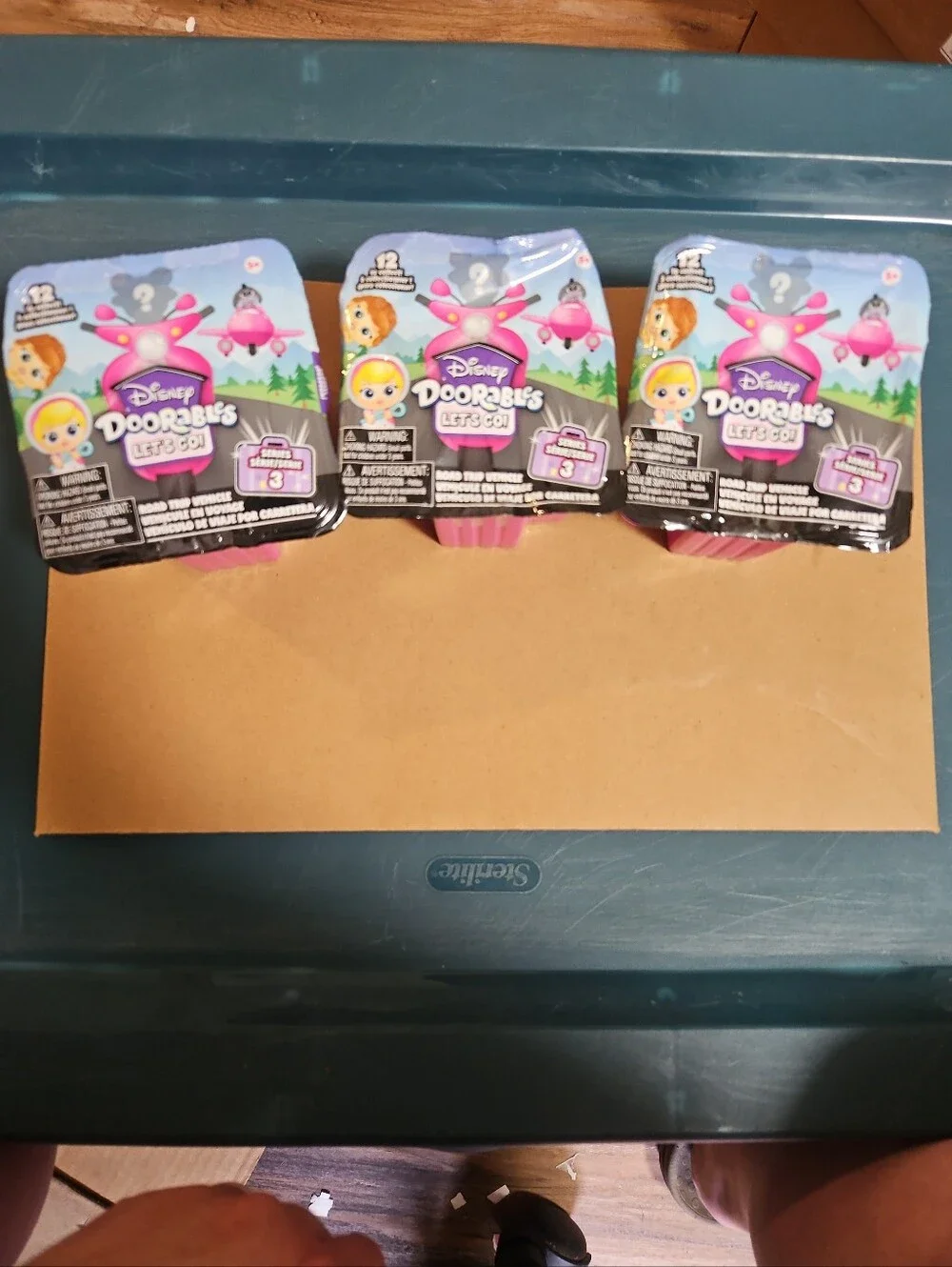 Disney Doorables Let's Go Series 3 Figure & Vehicle Mystery Box: Lot of 3: NEW
